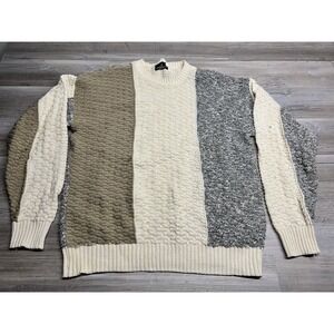 Barclay Union Made Vintage‎ Made In USA Grandpa Sweater Christmas Knit Sz XL